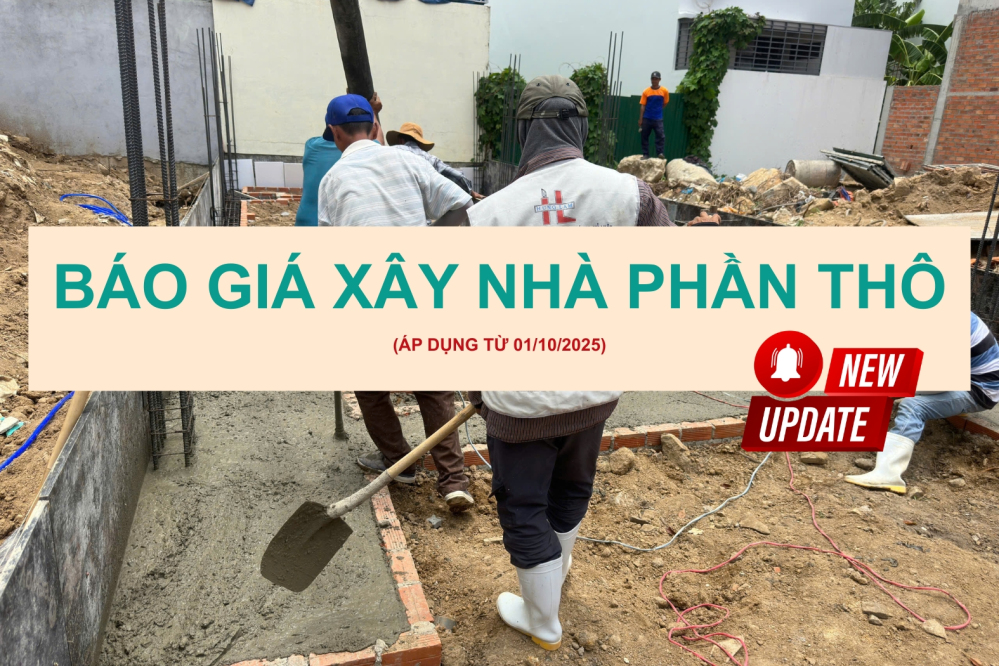 Báo giá xây dựng phần thô - Xây dựng Hưng Lâm