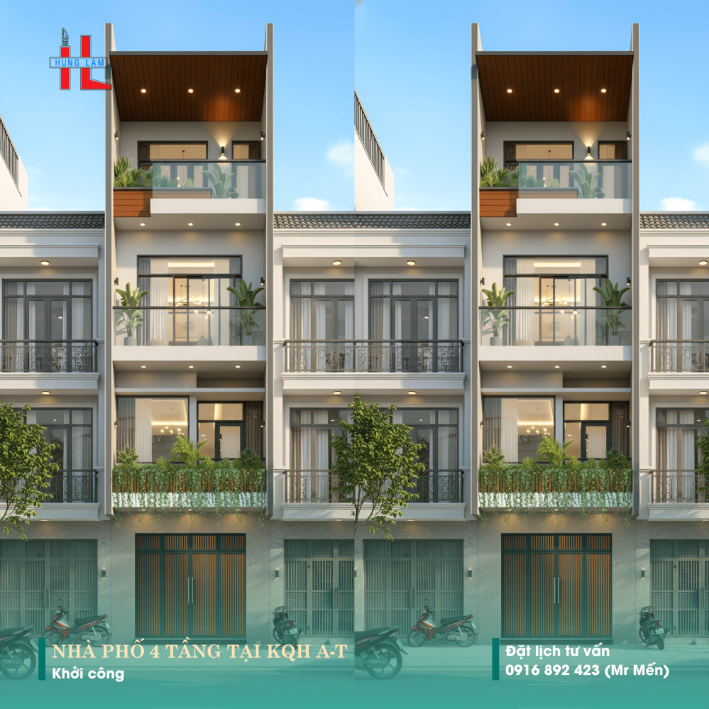 Khởi công công trình nhà phố 04 tầng tại Khu Quy hoạch A-T