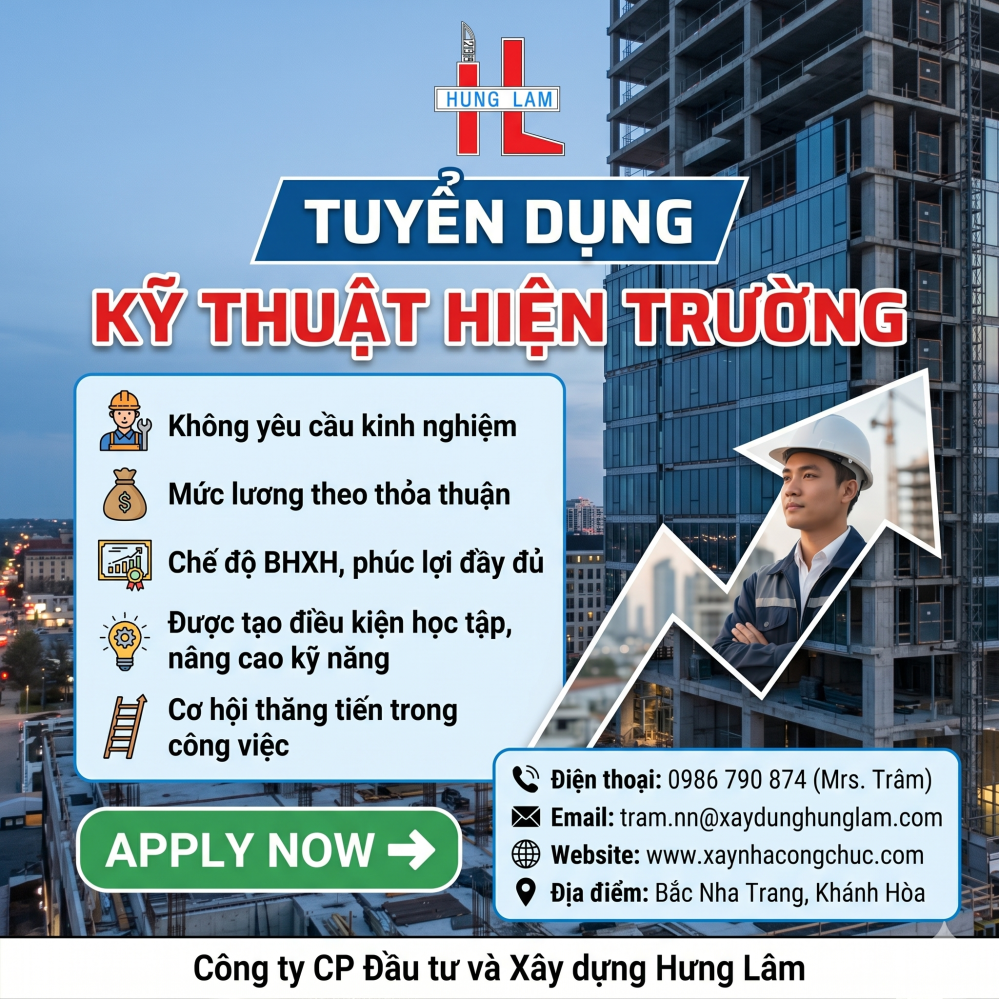 HƯNG LÂM TUYỂN KỸ THUẬT HIỆN TRƯỜNG (BẮC NHA TRANG)