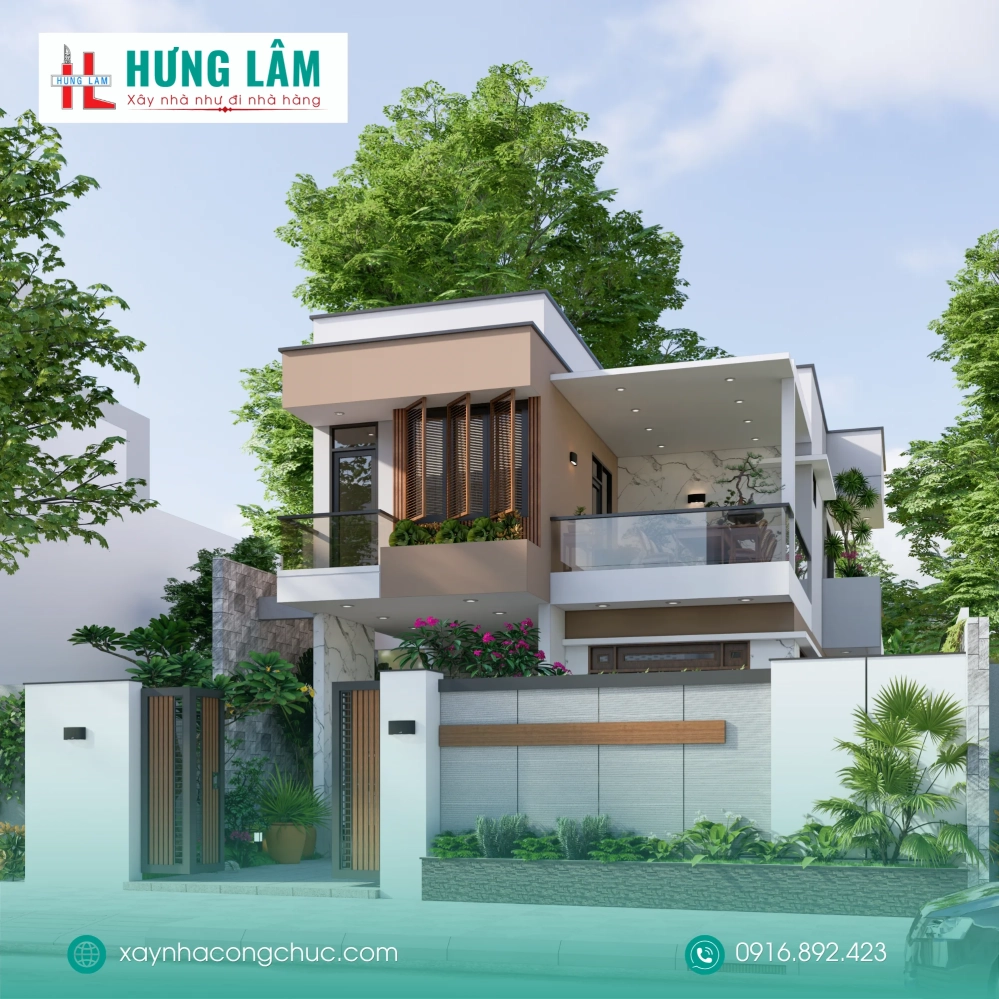 Thiết kế nội thất biệt thự tại Diên An – Hiện đại và ấm áp