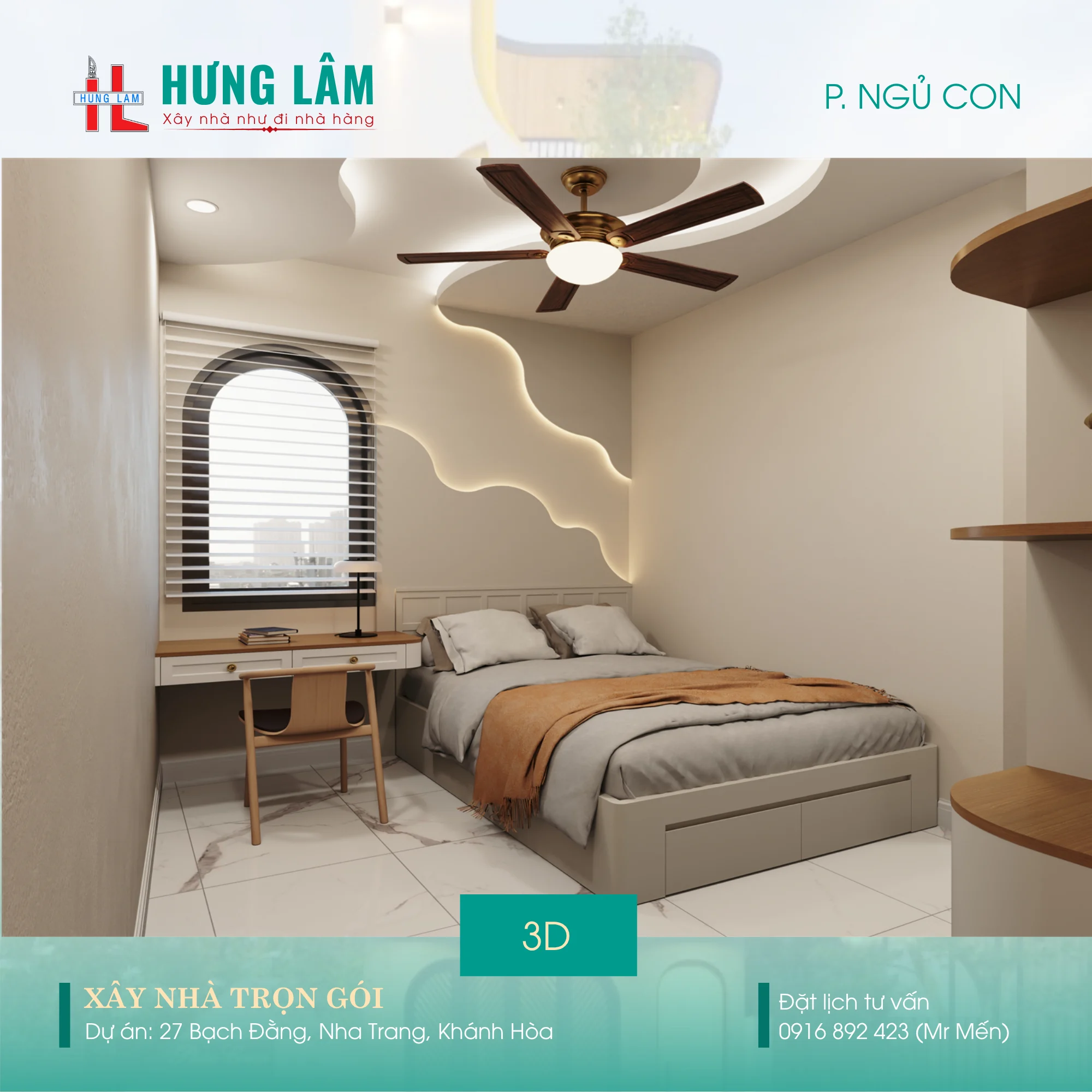 Thiết kế phòng ngủ cho con