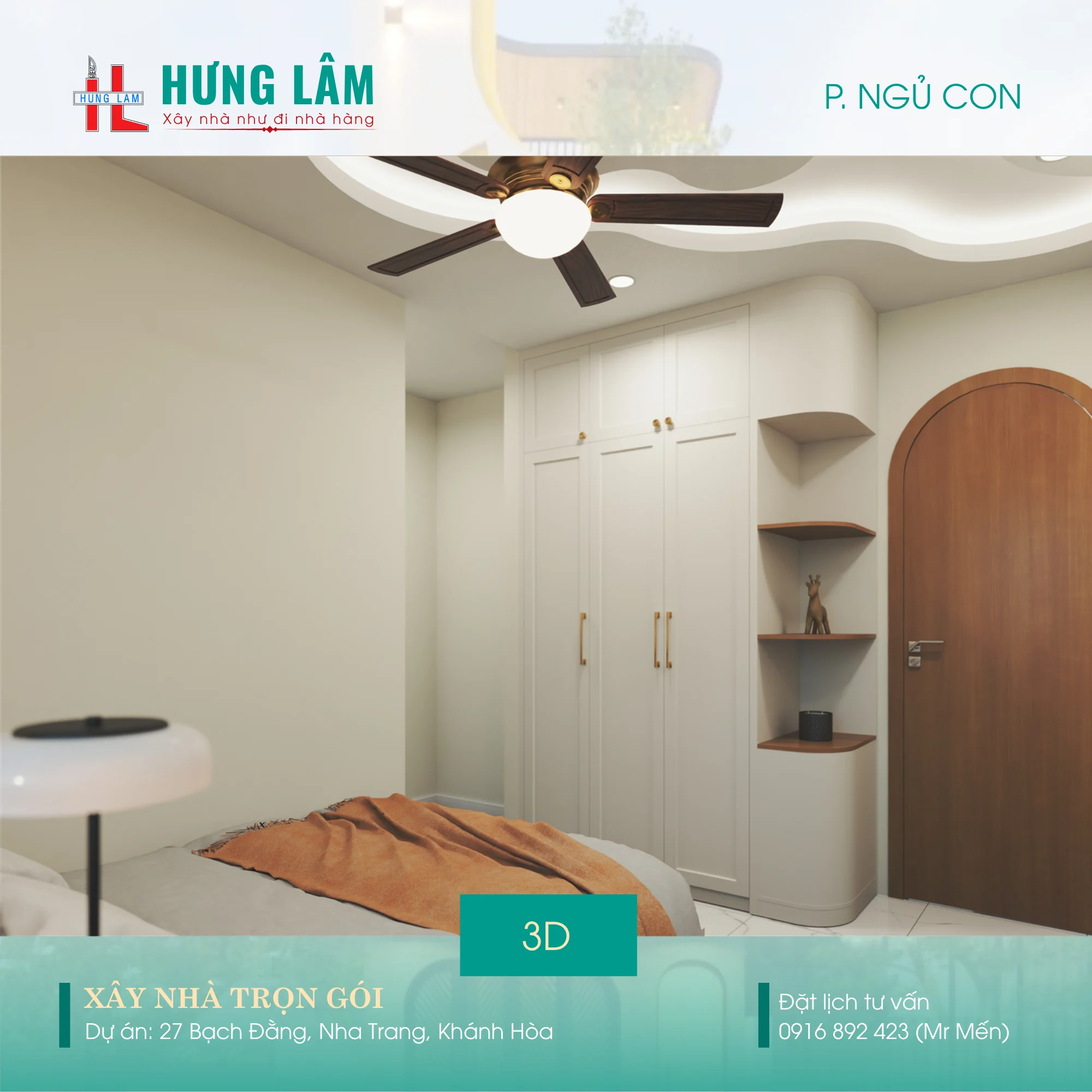 Thiết kế phòng ngủ cho con 