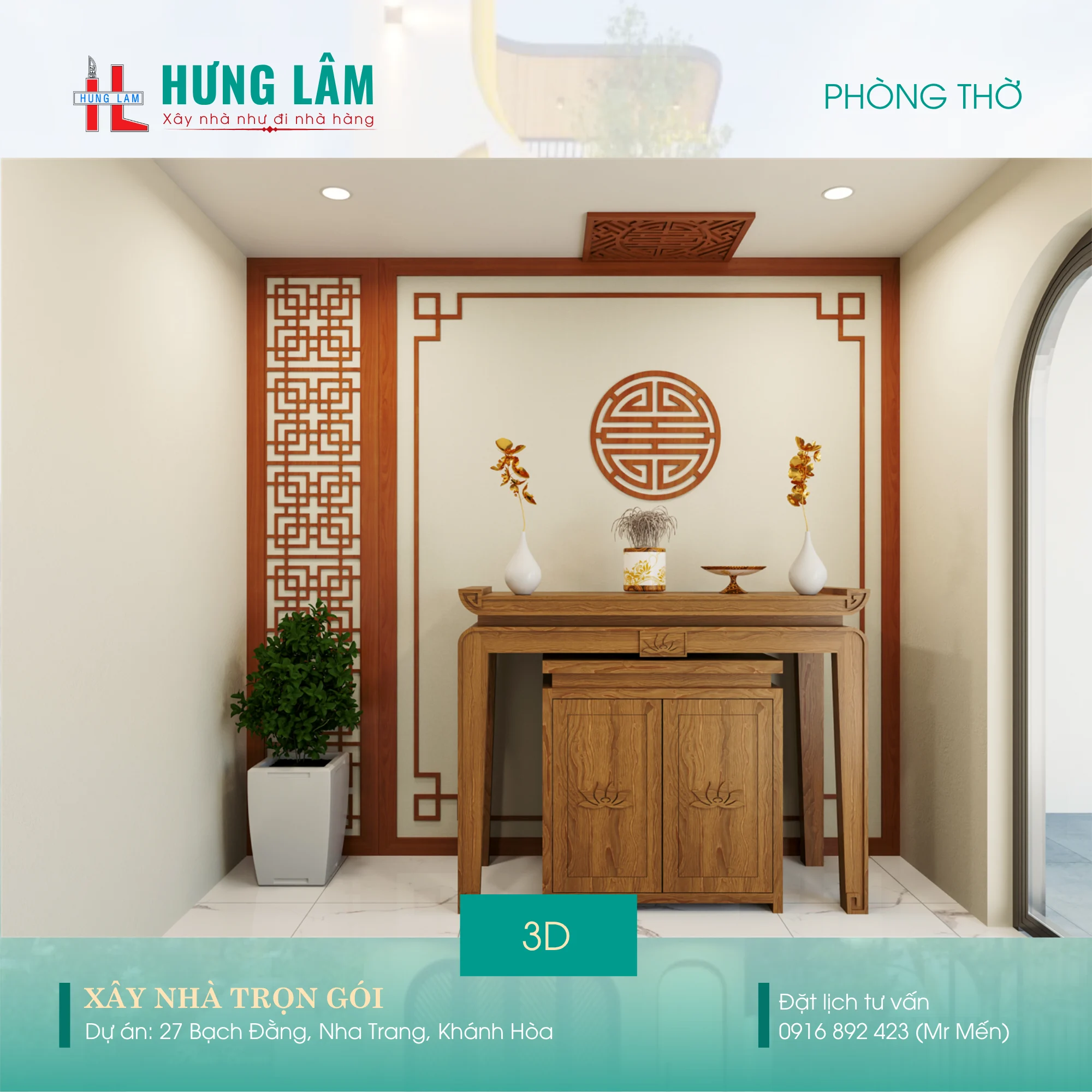 Khu vực phòng thờ