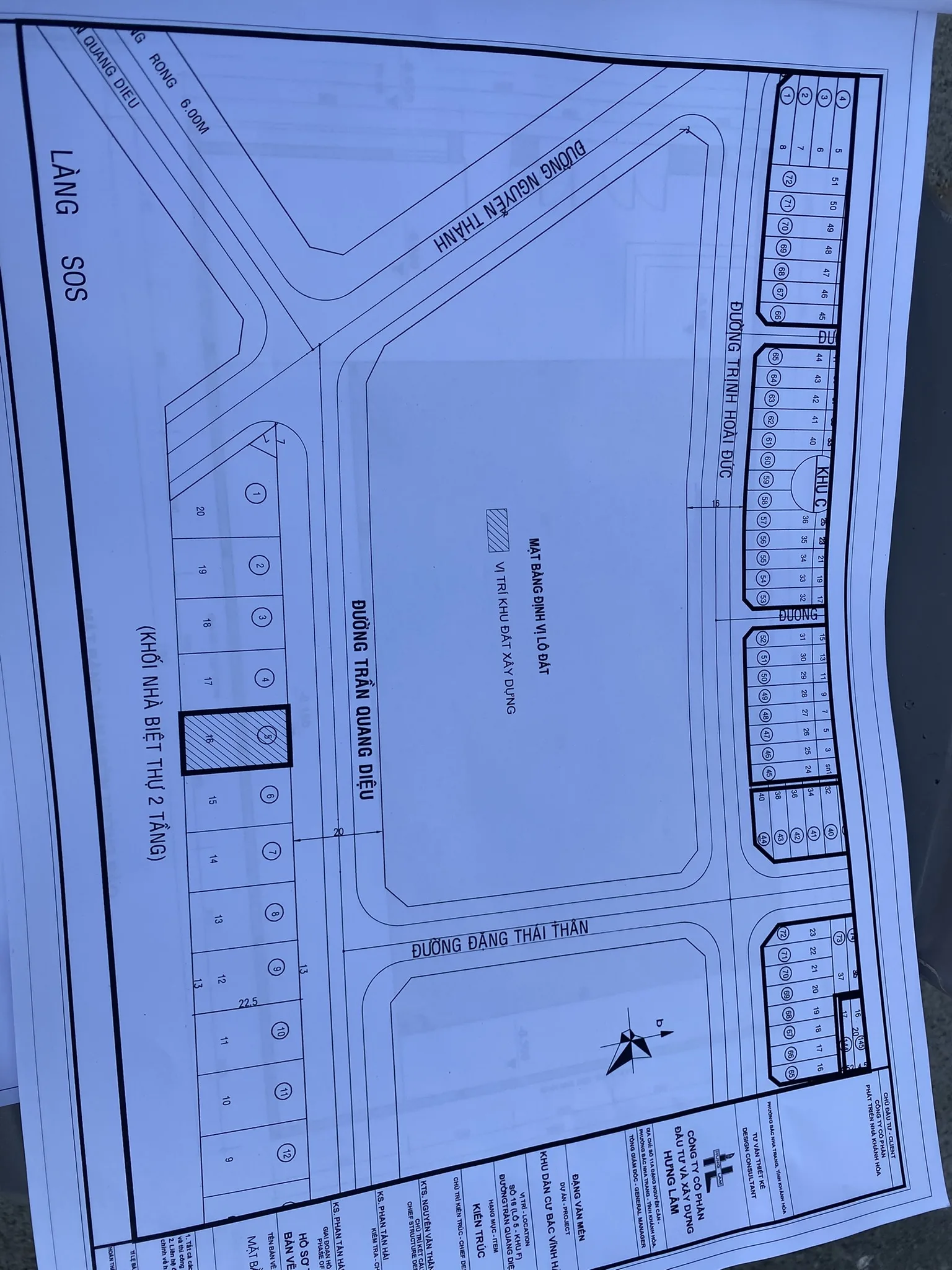 Lô biệt thự 16 Trần Quang Dieu