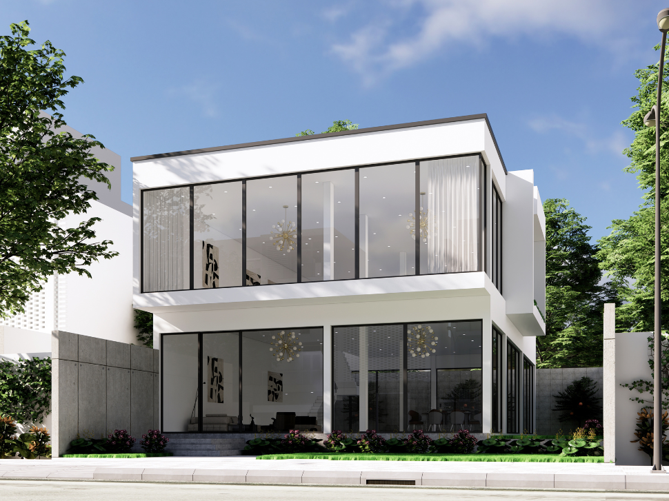 Phoi canh mat tien biet thu 16 tran quang dieu nha trang