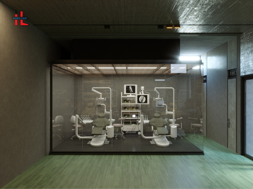 Thiet ke phong kham khu vuc kham chua benh mr khoa