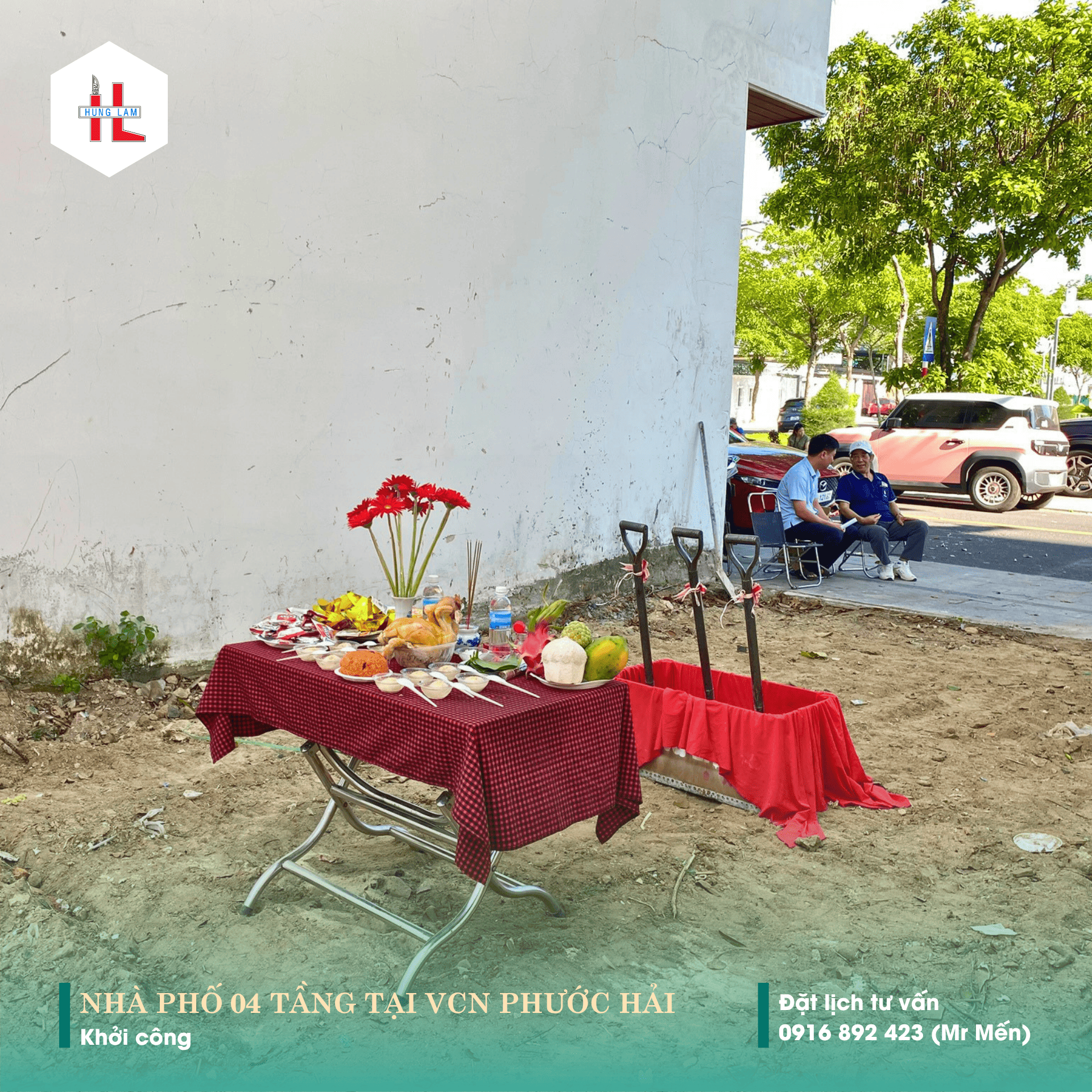 khoi cong cong trinh nha pho 04 tang tai kdt vcn phuoc hai 3