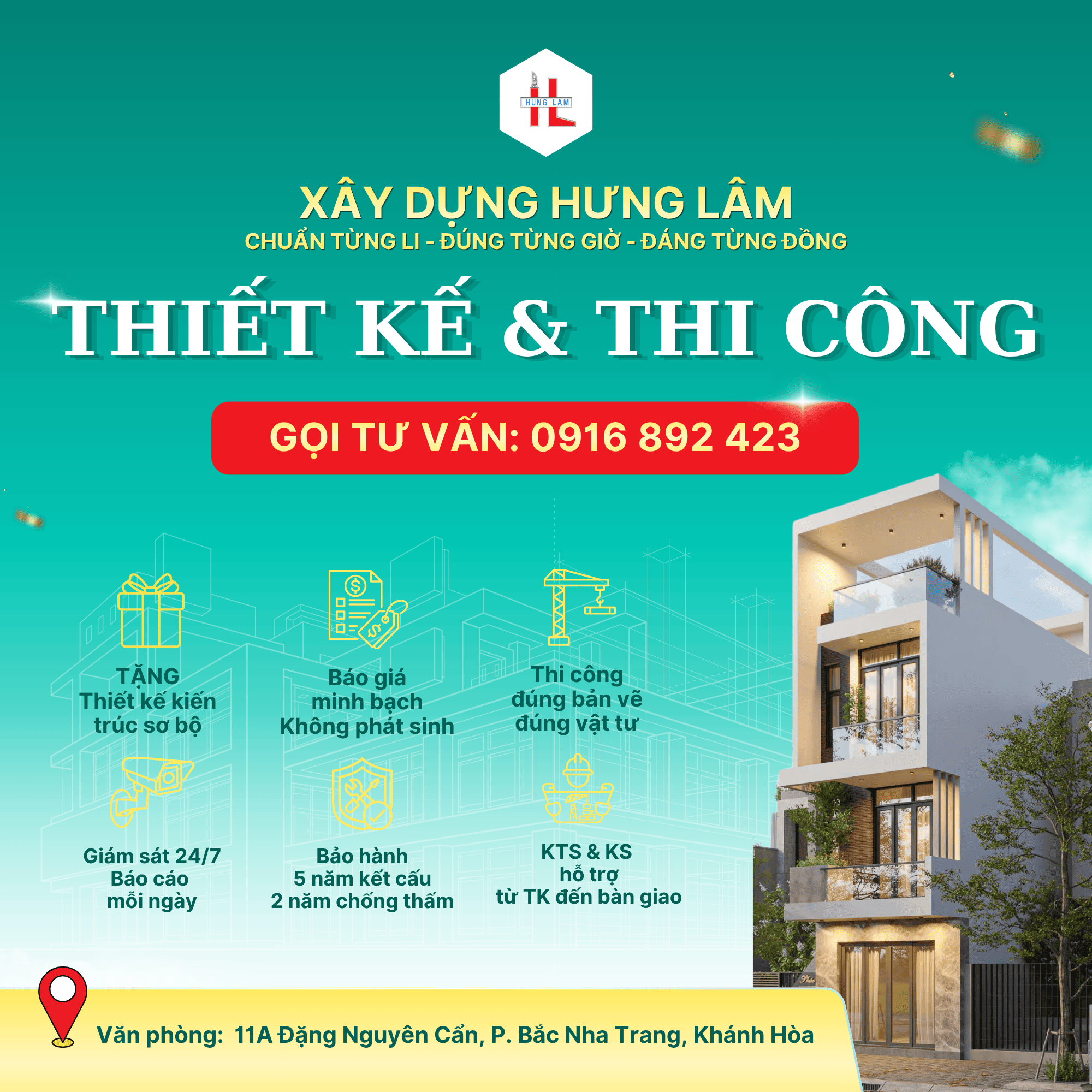 khoi cong cong trinh nha pho 04 tang tai kdt vcn phuoc hai 9