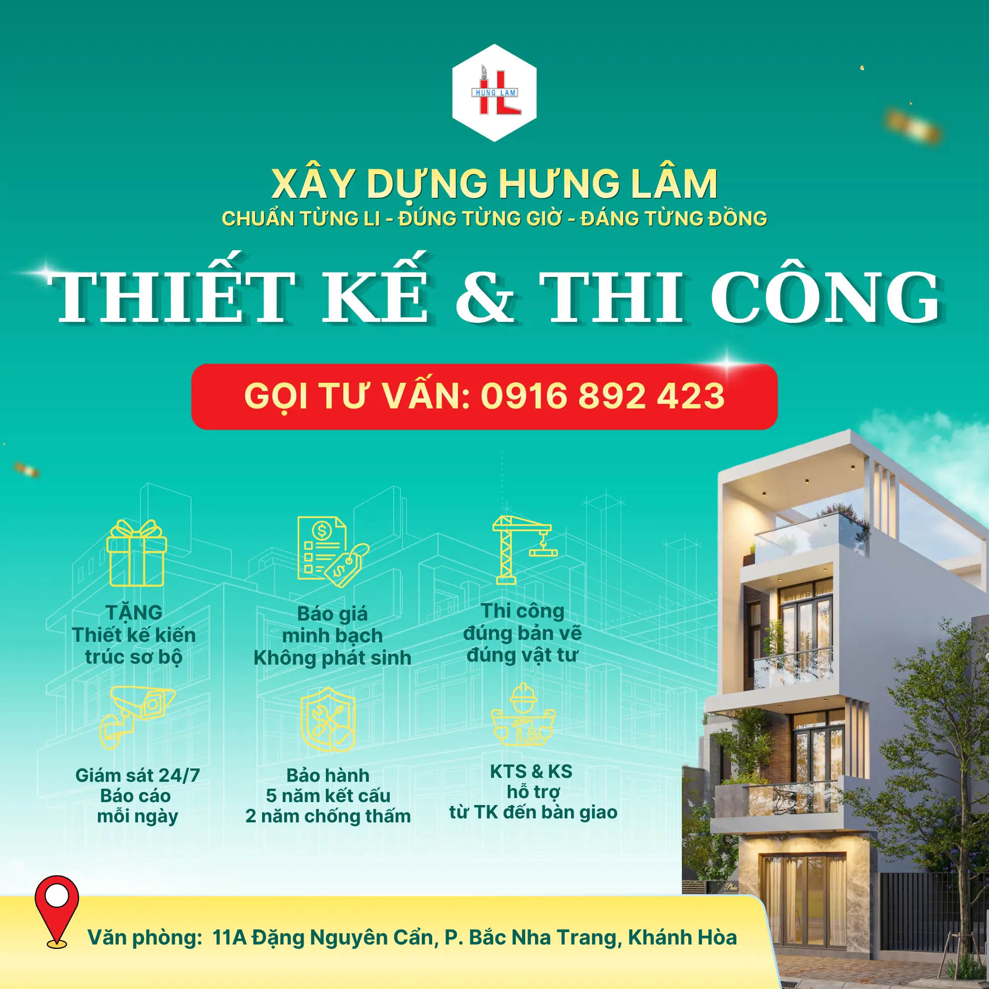 9 xay nha tron goi nha trang ban giao cong trinh