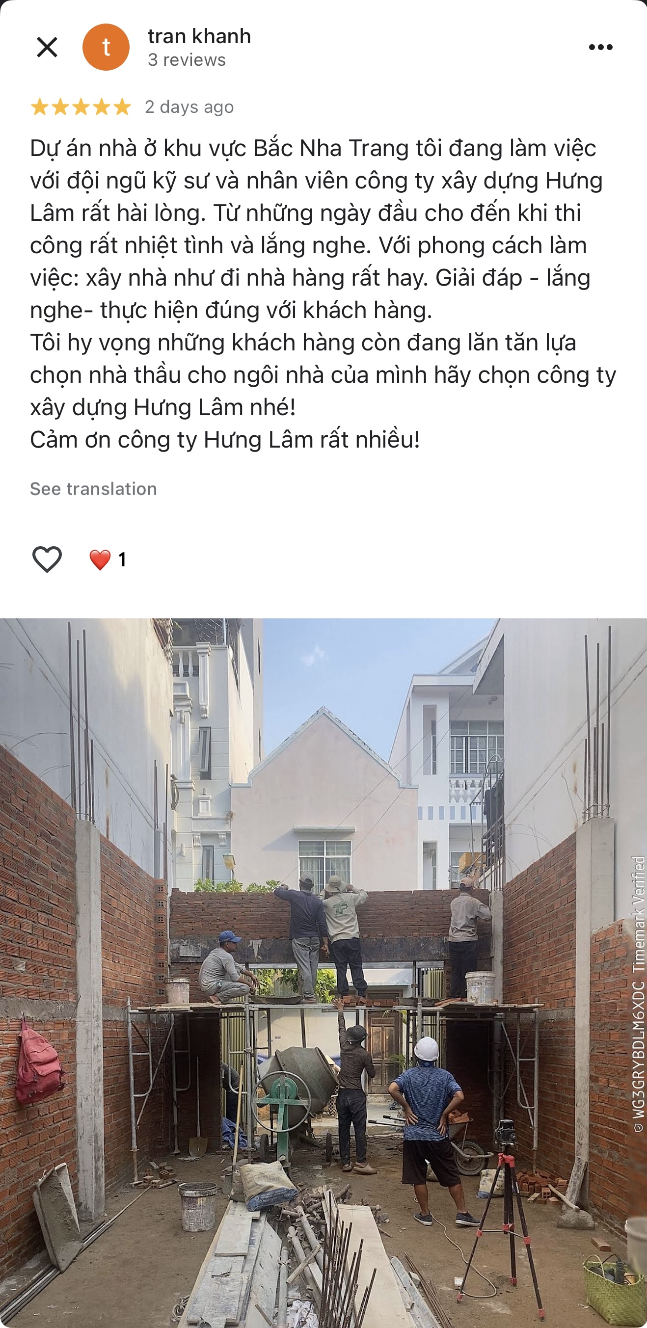 feedback nhà chú Dũng NKV