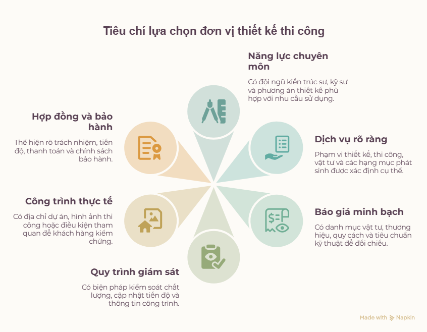 Tieu chi lua chon don vi thiet ke thi cong